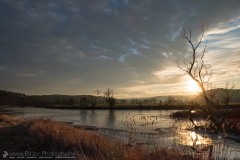 Sonnenuntergang an der Naab